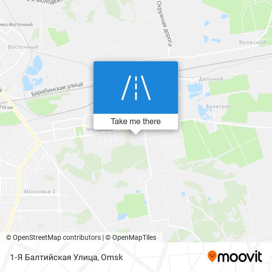 1-Я Балтийская Улица map