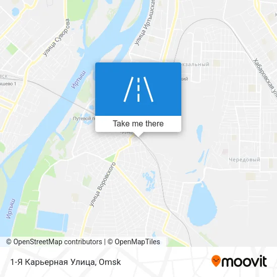 1-Я Карьерная Улица map