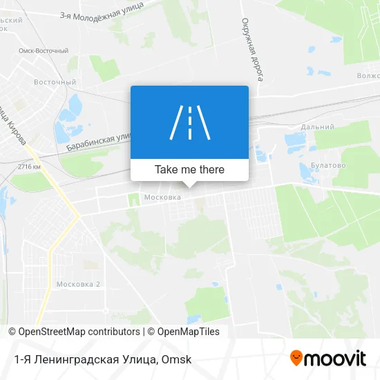 1-Я Ленинградская Улица map