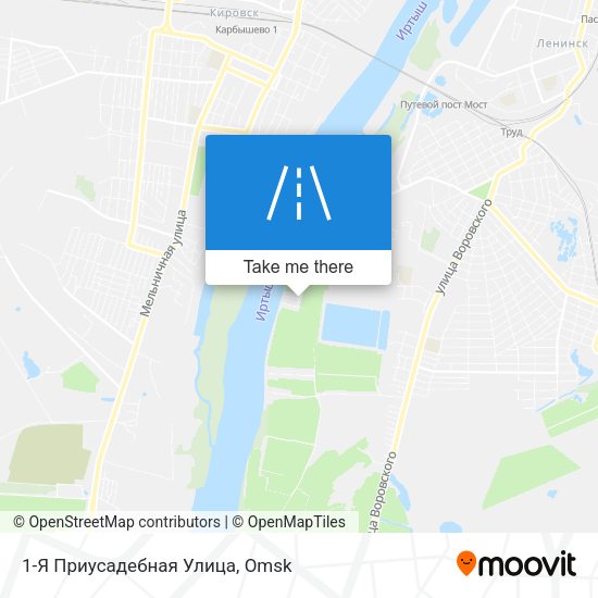 1-Я Приусадебная Улица map