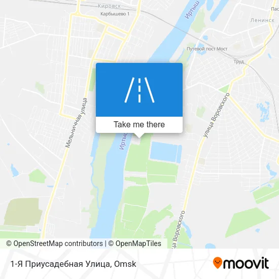 1-Я Приусадебная Улица map