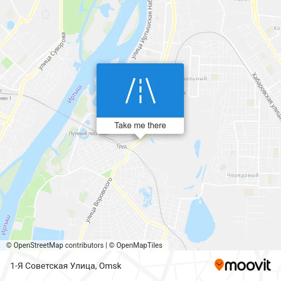 1-Я Советская Улица map