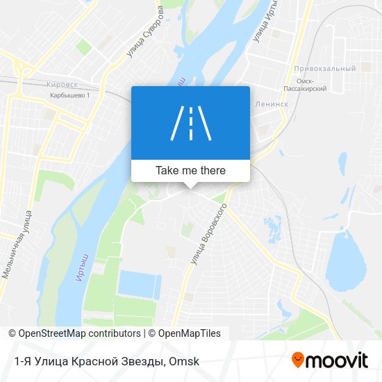 1-Я Улица Красной Звезды map