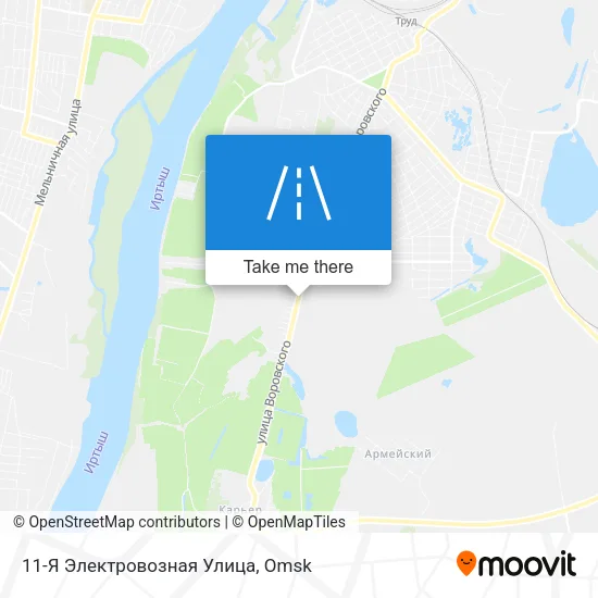 11-Я Электровозная Улица map