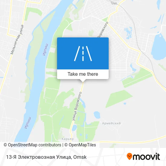 13-Я Электровозная Улица map