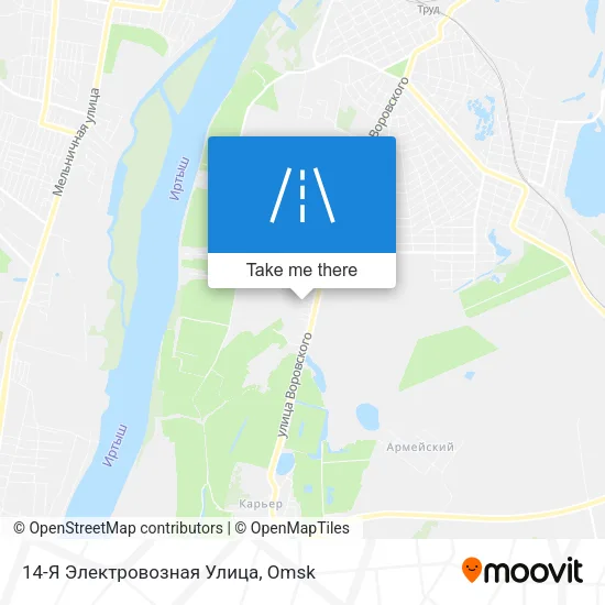 14-Я Электровозная Улица map