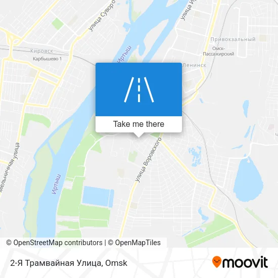 2-Я Трамвайная Улица map