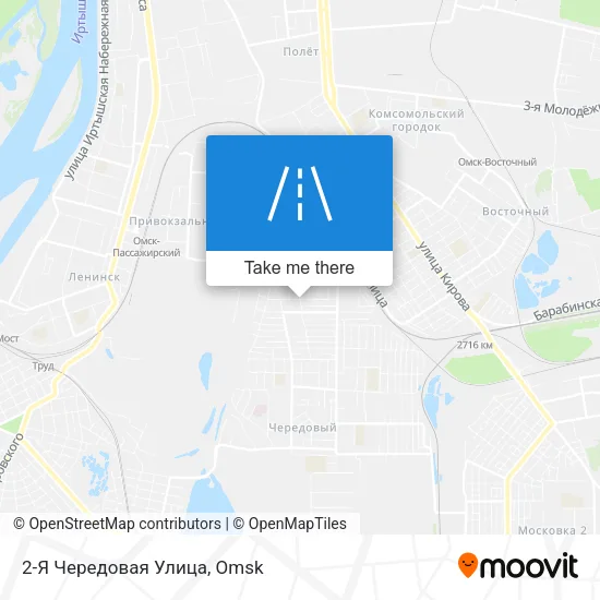 2-Я Чередовая Улица map
