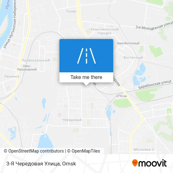 3-Я Чередовая Улица map