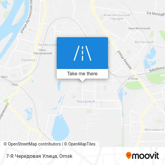 7-Я Чередовая Улица map