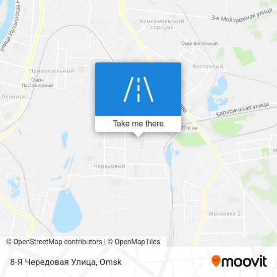 8-Я Чередовая Улица map