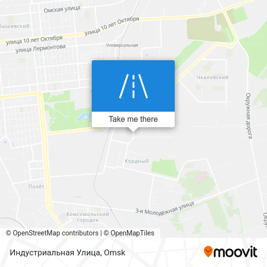 Индустриальная Улица map