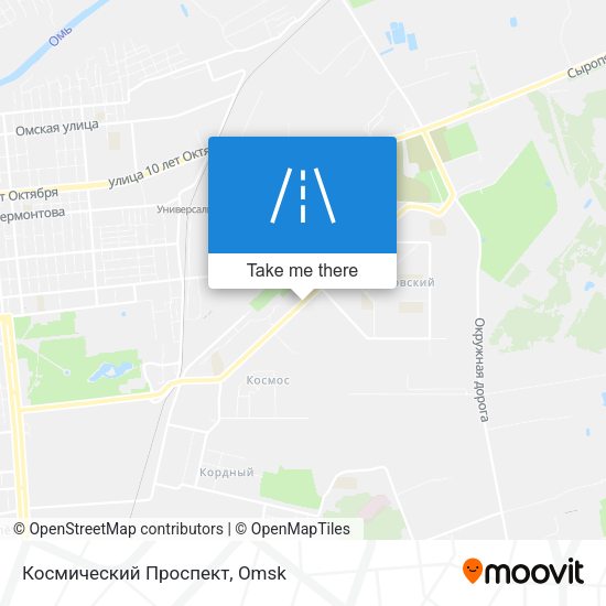 Космический Проспект map