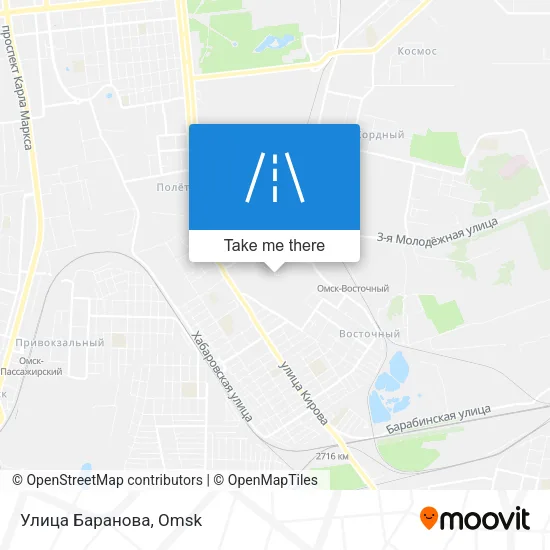 Улица Баранова map