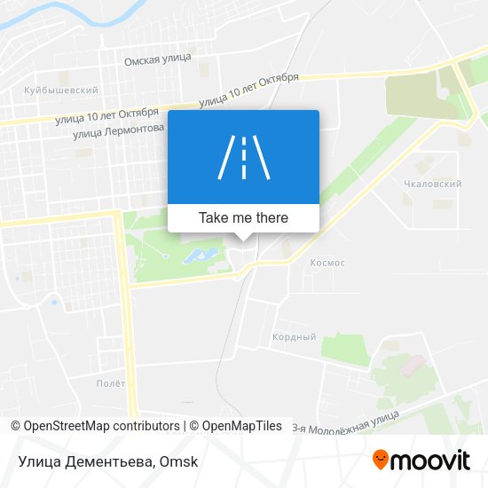 Улица Дементьева map