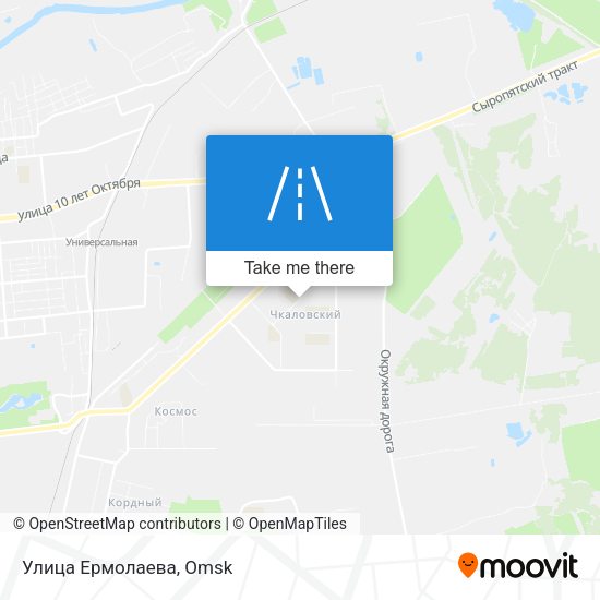 Улица Ермолаева map