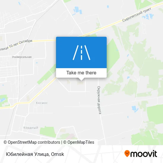 Юбилейная Улица map