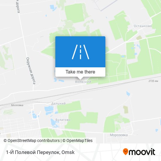 1-Й Полевой Переулок map