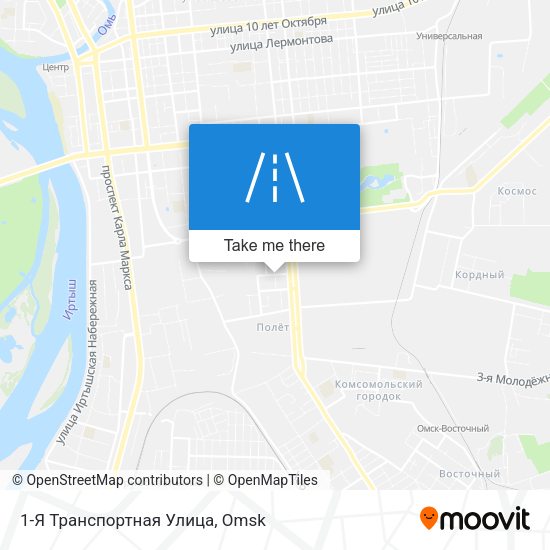 1-Я Транспортная Улица map