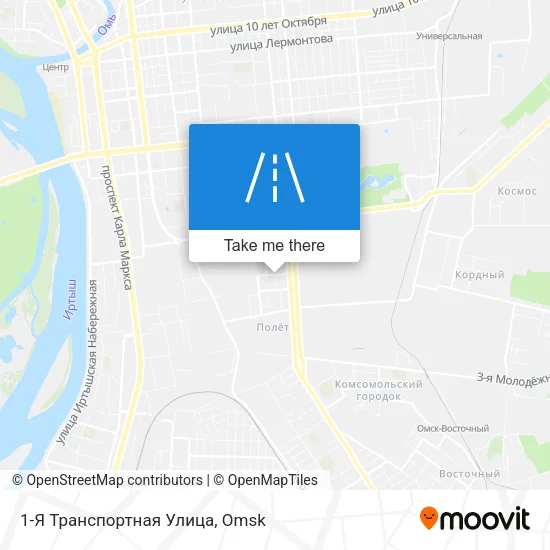 1-Я Транспортная Улица map