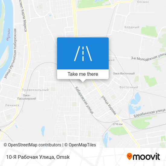 10-Я Рабочая Улица map