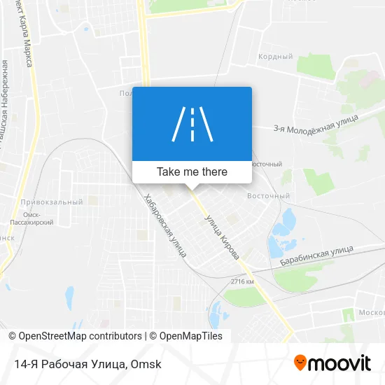 14-Я Рабочая Улица map