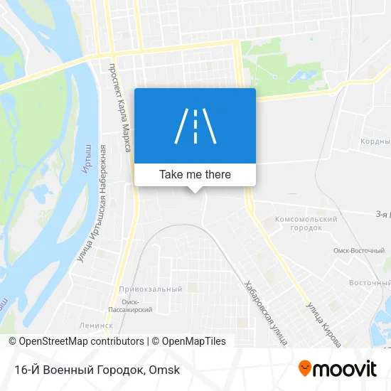 16-Й Военный Городок map