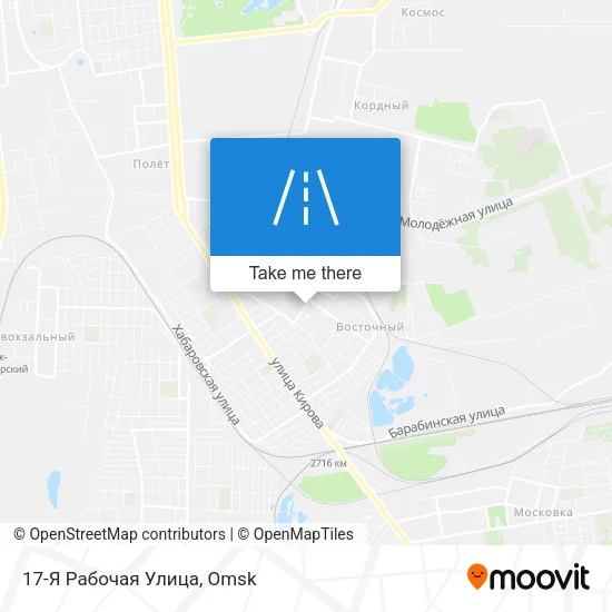 17-Я Рабочая Улица map