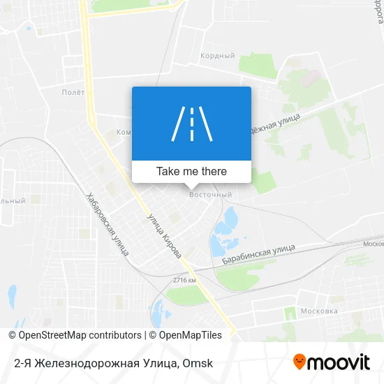 2-Я Железнодорожная Улица map