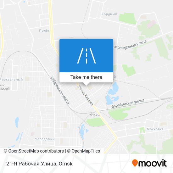 21-Я Рабочая Улица map