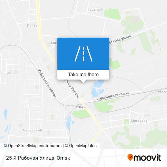 25-Я Рабочая Улица map