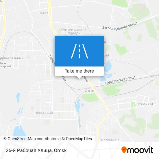 26-Я Рабочая Улица map