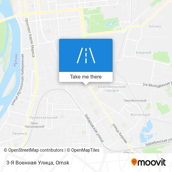 3-Я Военная Улица map