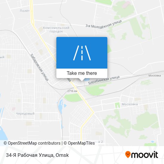 34-Я Рабочая Улица map