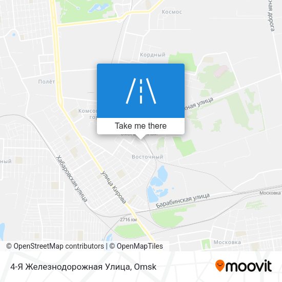4-Я Железнодорожная Улица map