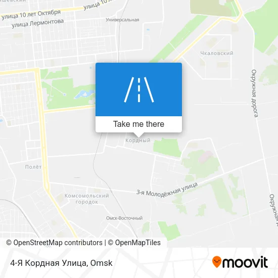 4-Я Кордная Улица map
