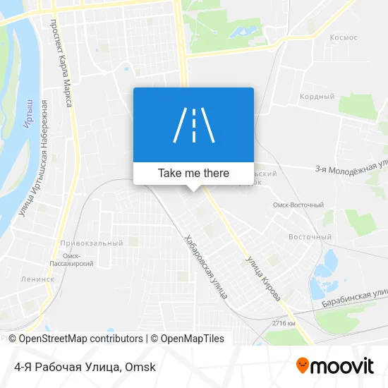 4-Я Рабочая Улица map