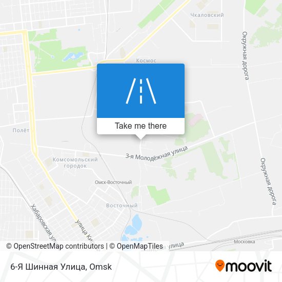6-Я Шинная Улица map