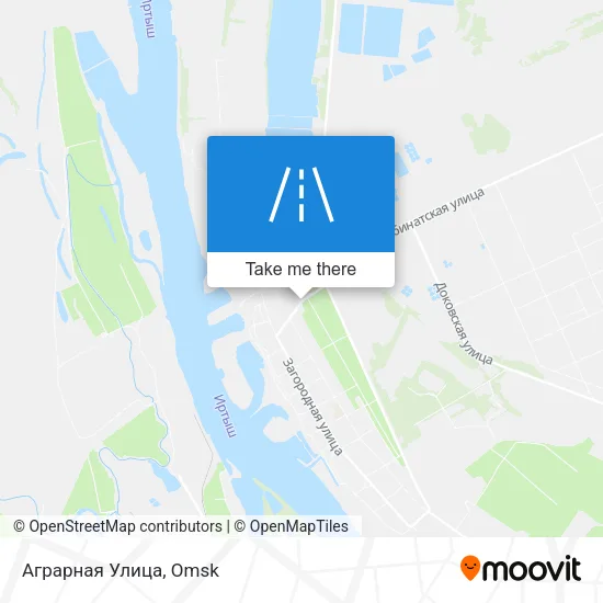 Аграрная Улица map