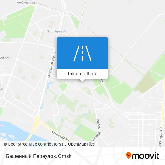 Башенный Переулок map