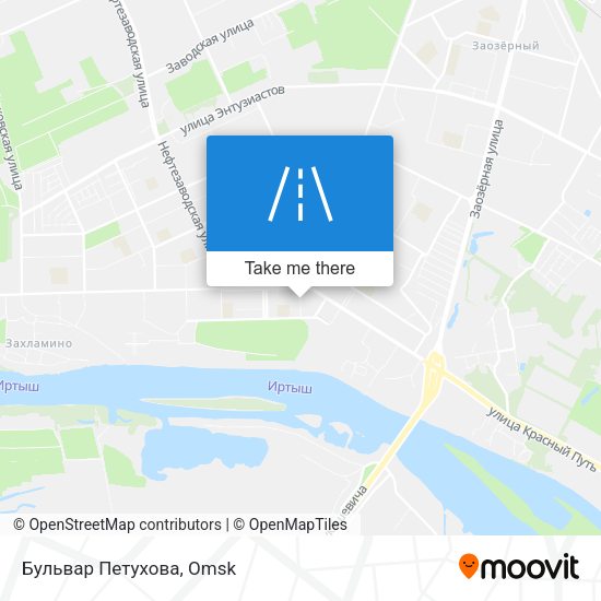 Бульвар Петухова map