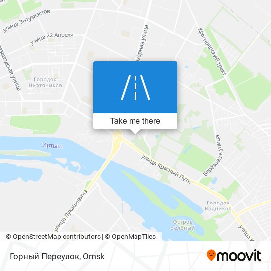 Горный Переулок map