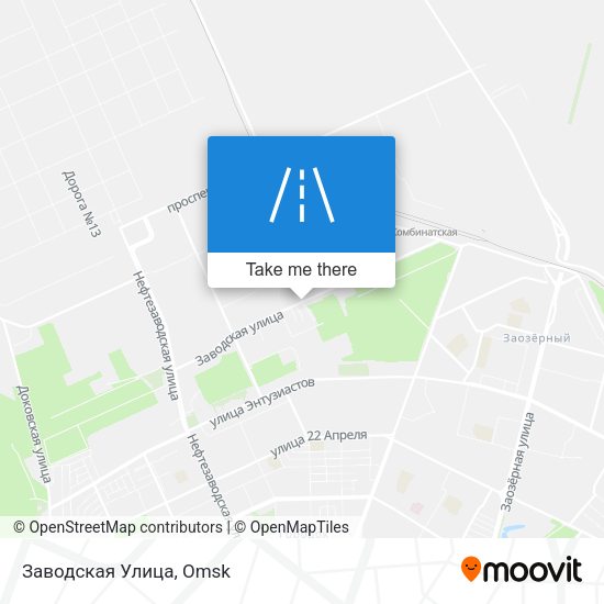 Заводская Улица map