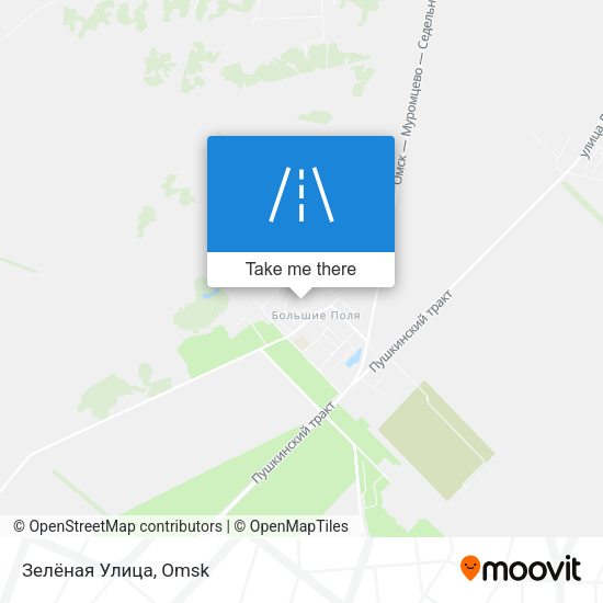 Зелёная Улица map