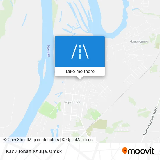Калиновая Улица map