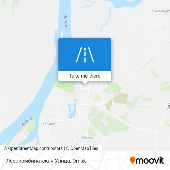 Лесокомбинатская Улица map