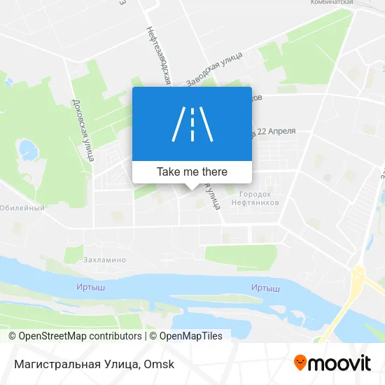 Магистральная Улица map