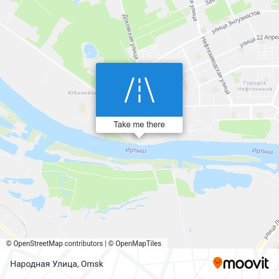 Народная Улица map