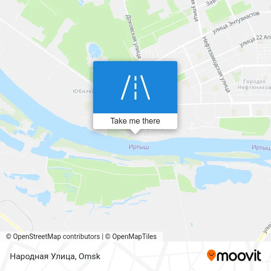 Народная Улица map