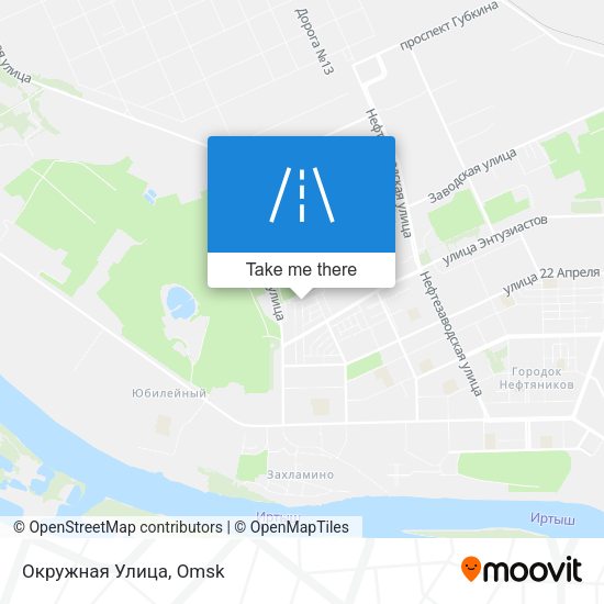Окружная Улица map